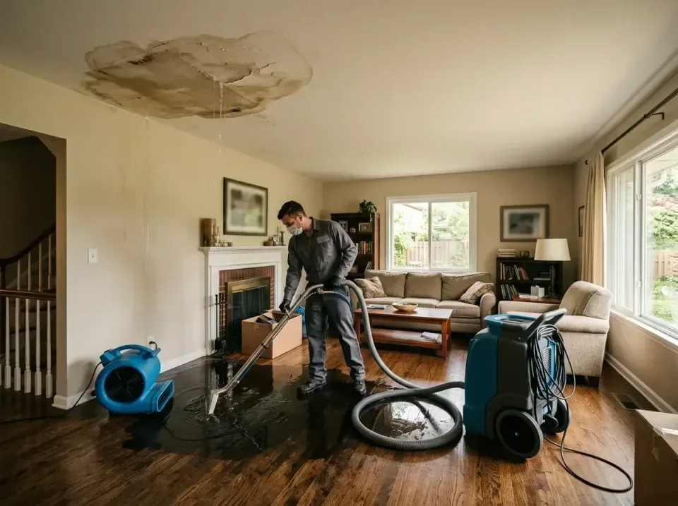 attic-pipe-burst-ceiling-drip-008 — frequently asked questions, Water Damage Restoration & Carpet Care in Fayette, AL